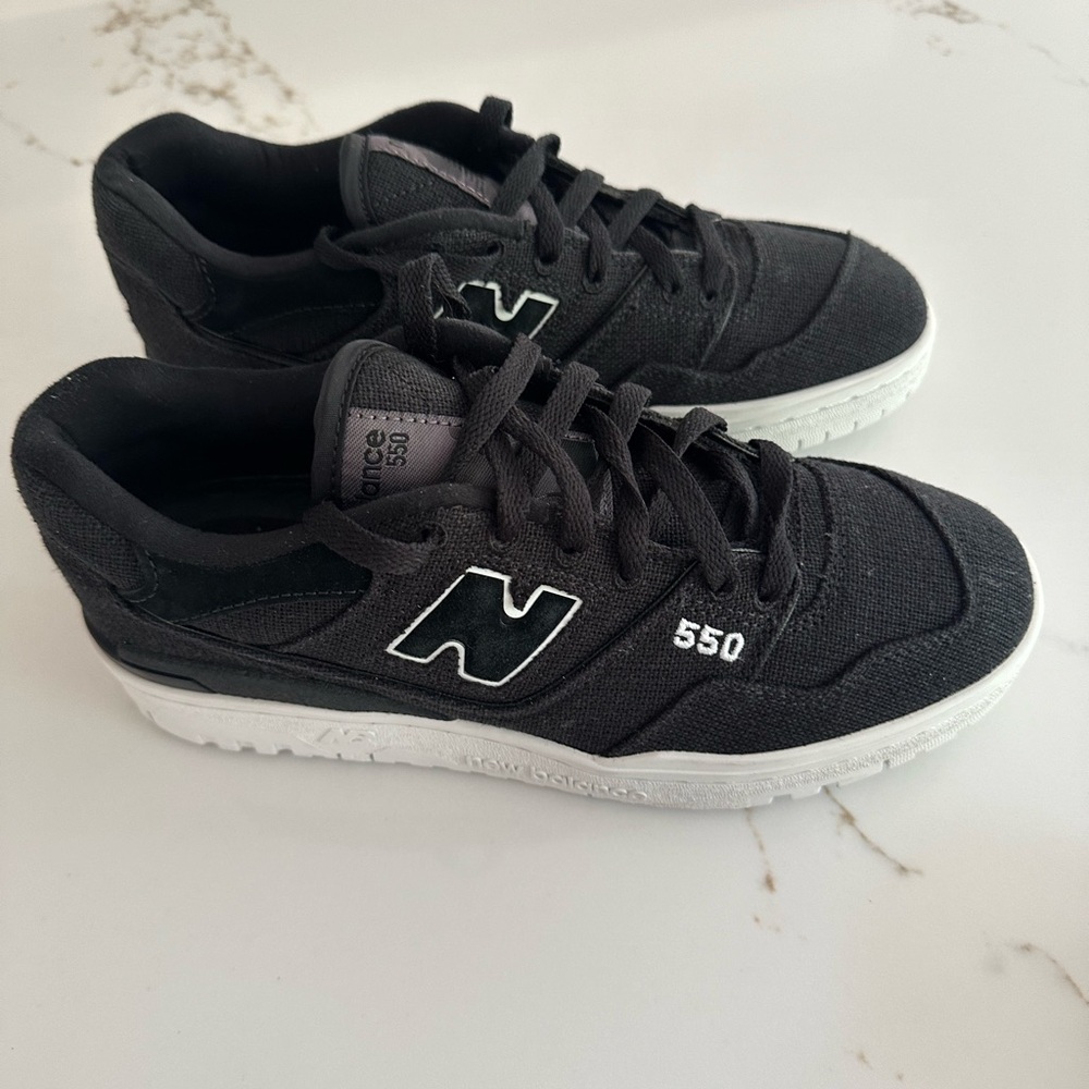 New balance black 550 sneakers